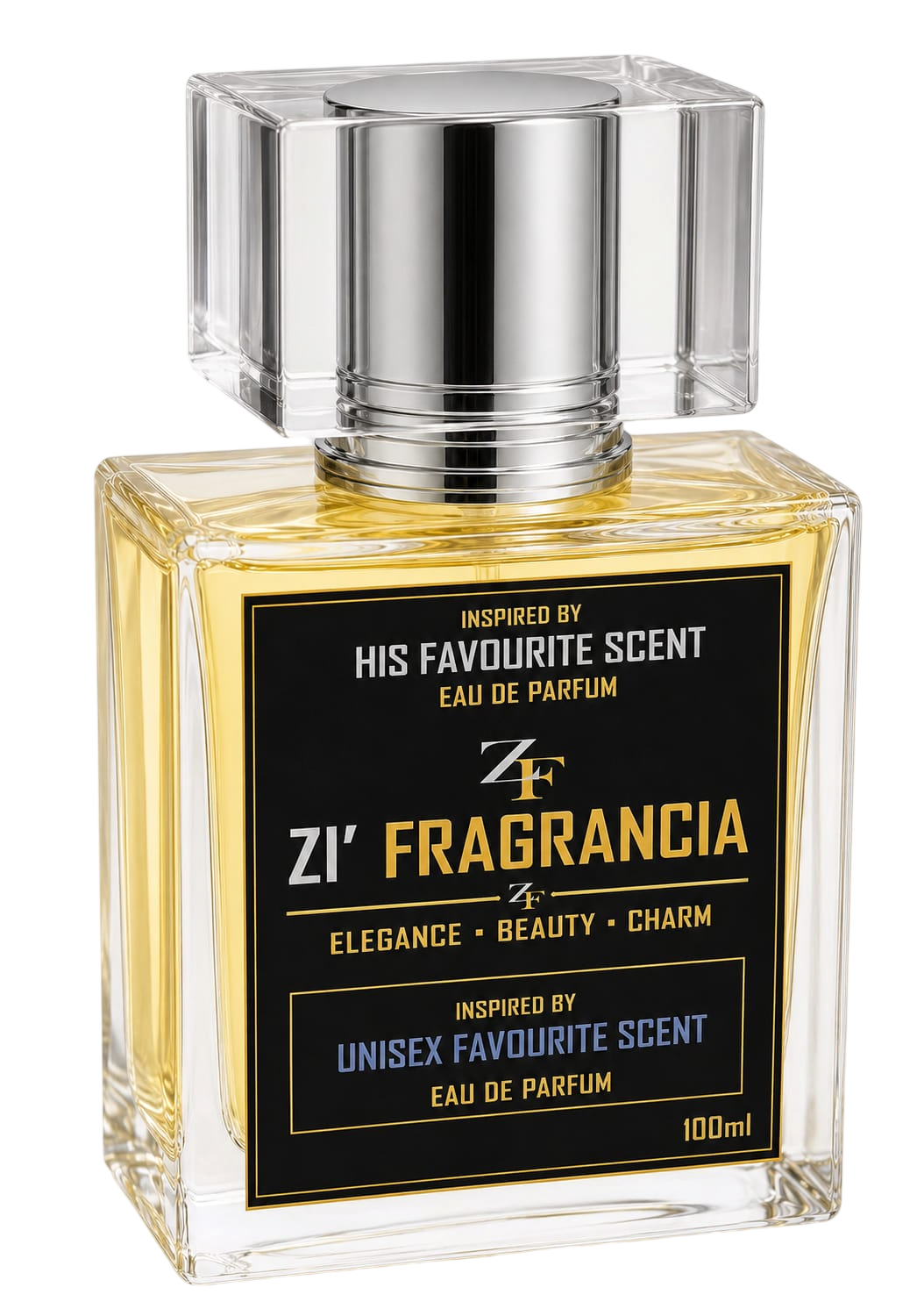 Zi Fragrancia Elegance Beauty Charm Unisex Eau de Parfum 100ml